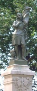 La statue de Jeanne d'Arc à ANGERS