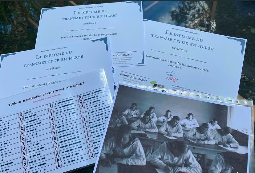 Initiation au morse à Pignerolle