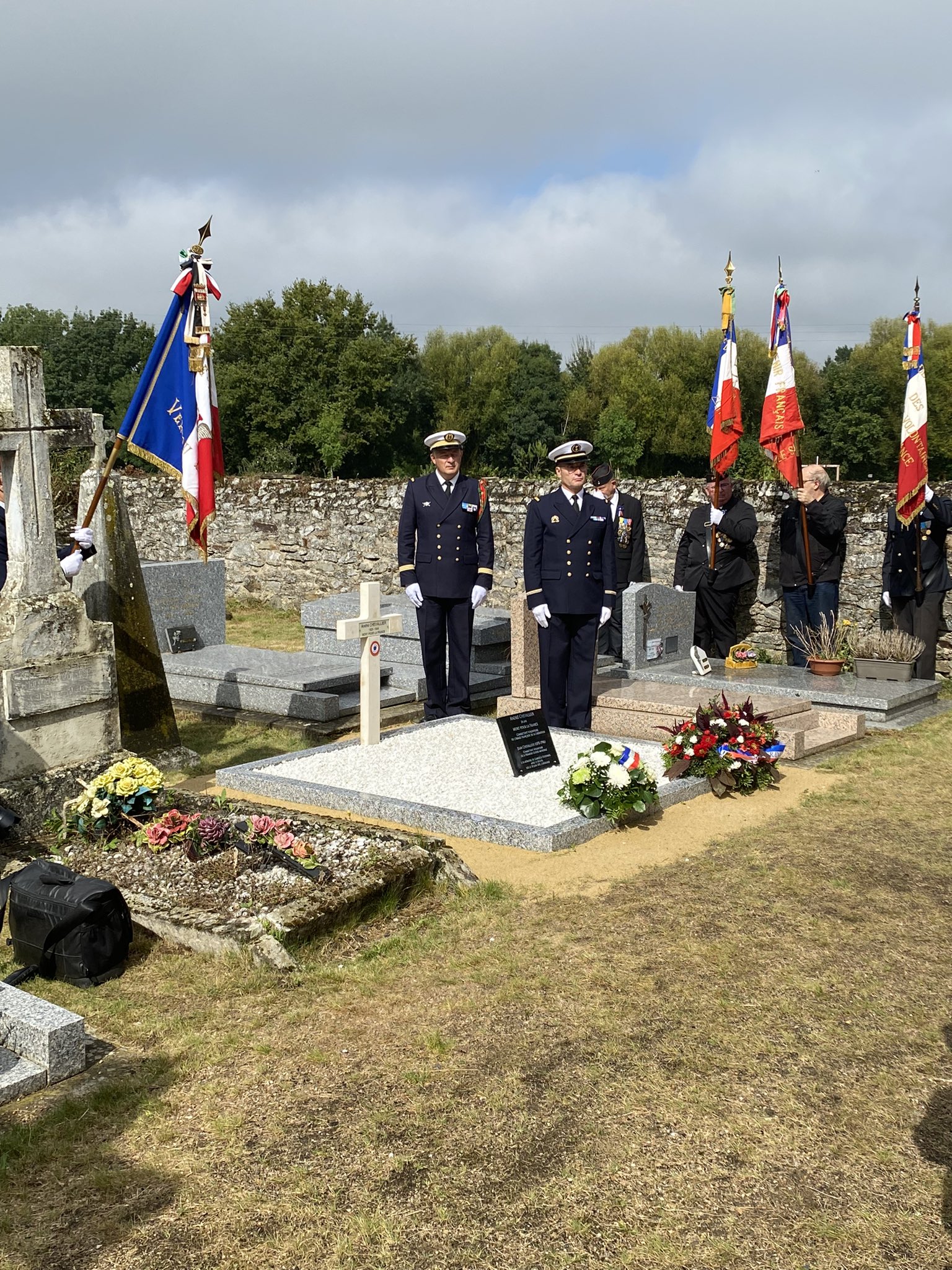 Hommage à André Chevallier à Béhuard