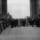 La première minute de silence sous l'Arc d Triomphe pour commémorer les victimes de la Grande Guerre