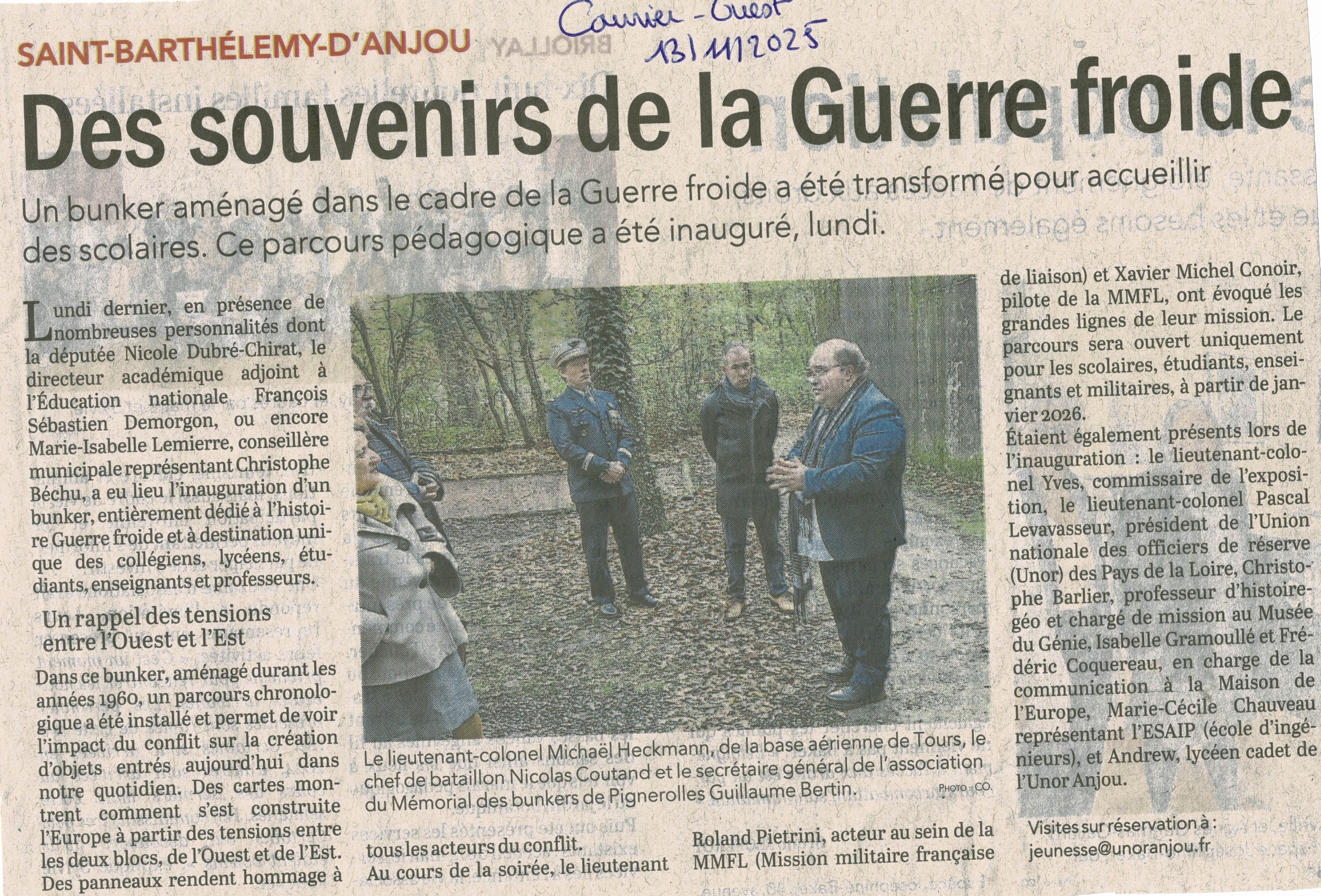 Article Guerre Froide - 13 novembre 2025